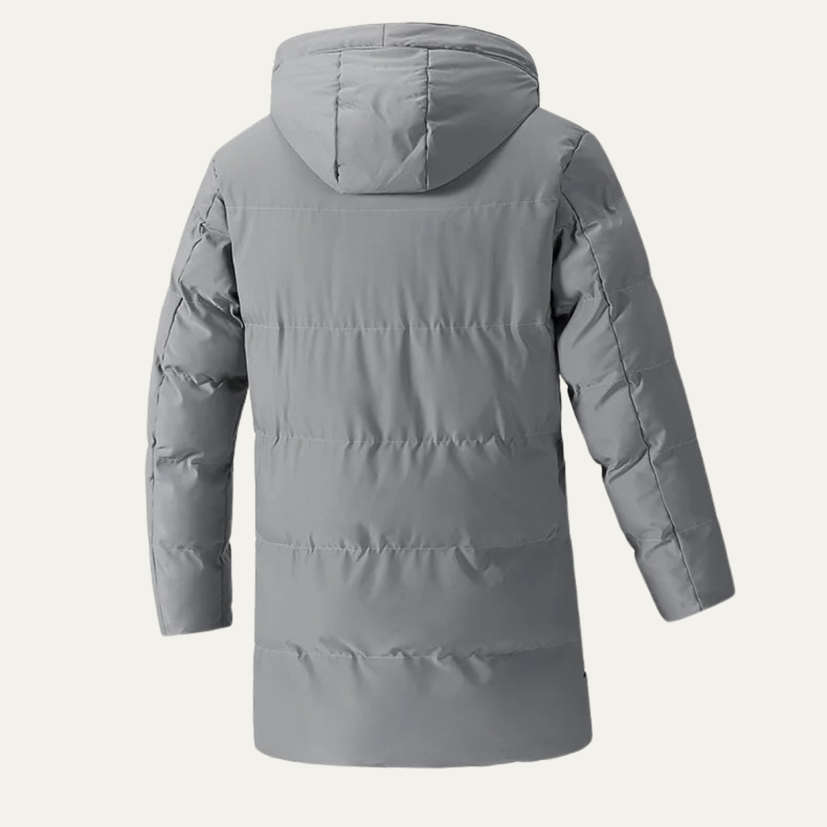 The Fulham Veste matelassée longue d’hiver à capuche pour homme