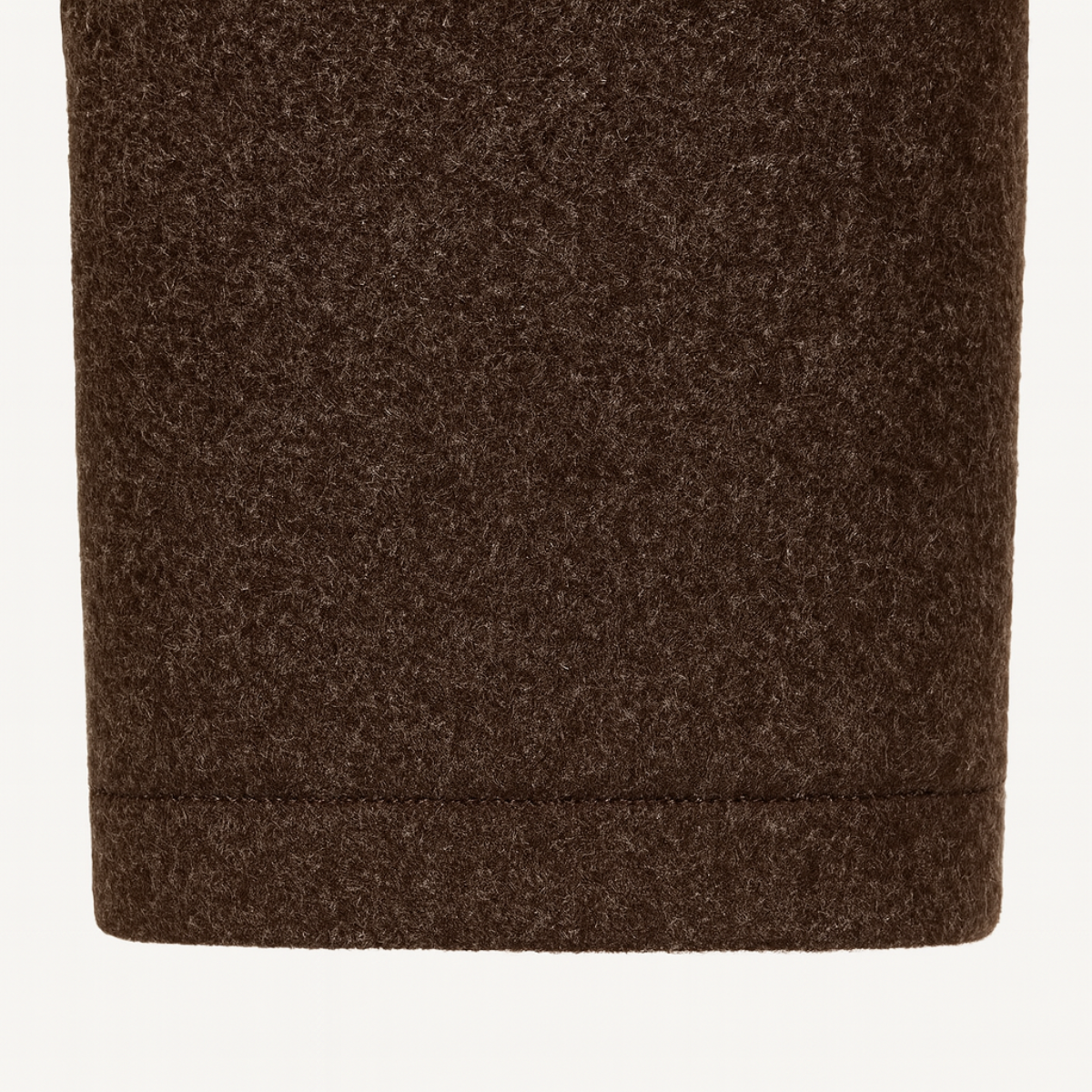 The Aldeburgh - Manteau pour homme en laine mélangée boutonné avec doublure chaude