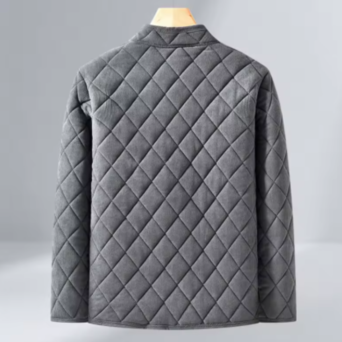 The Springdale - Veste d'hiver matelassée épaisse pour homme avec doublure en polaire