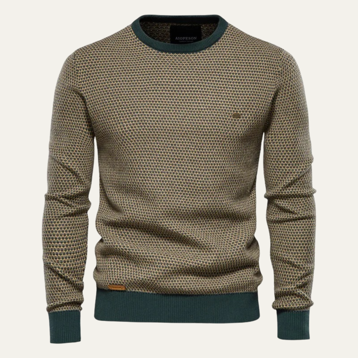 The Anglesey - Pull en maille à col rond décontracté pour homme