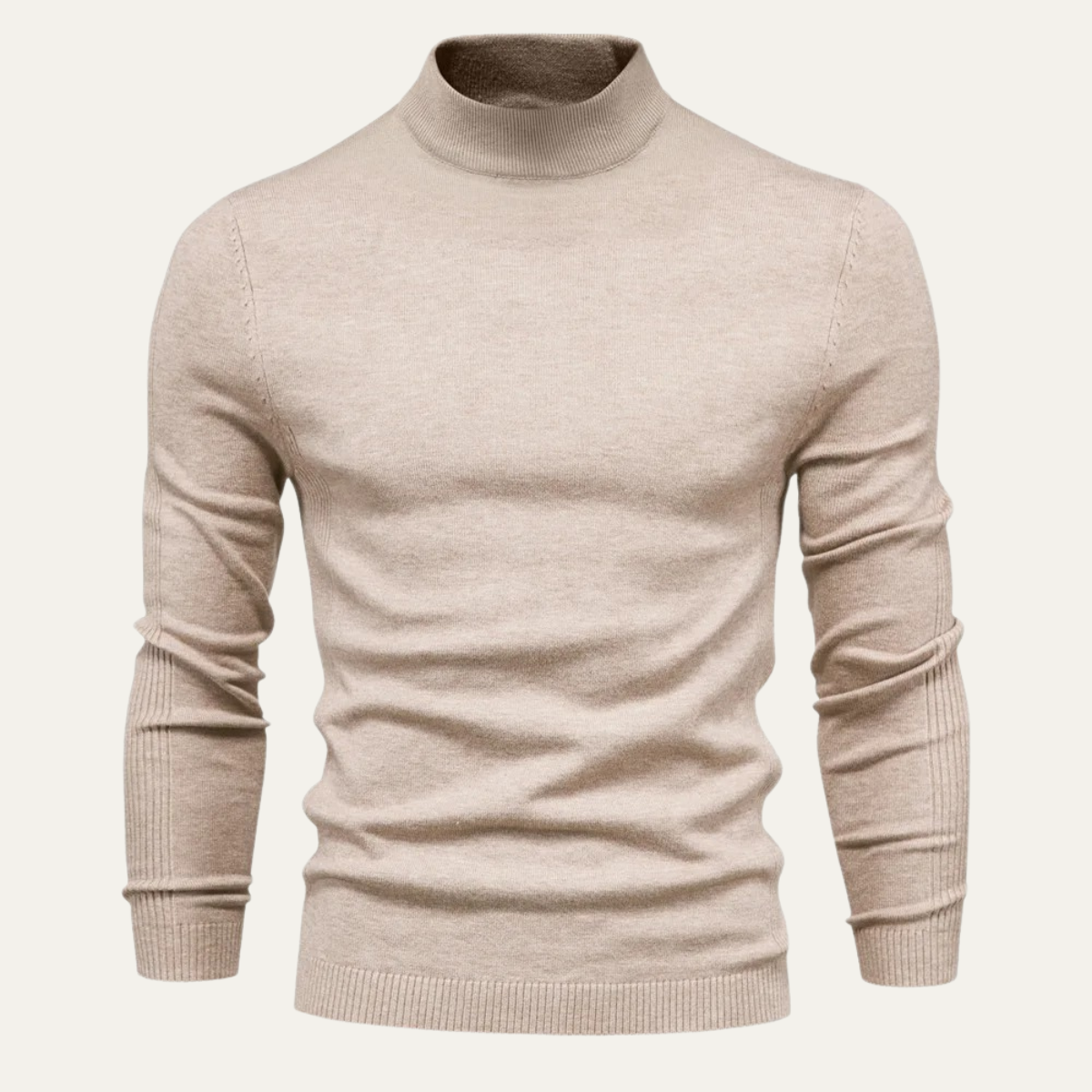The Caernarfon - Pull Col Roulé Ajusté pour Homme