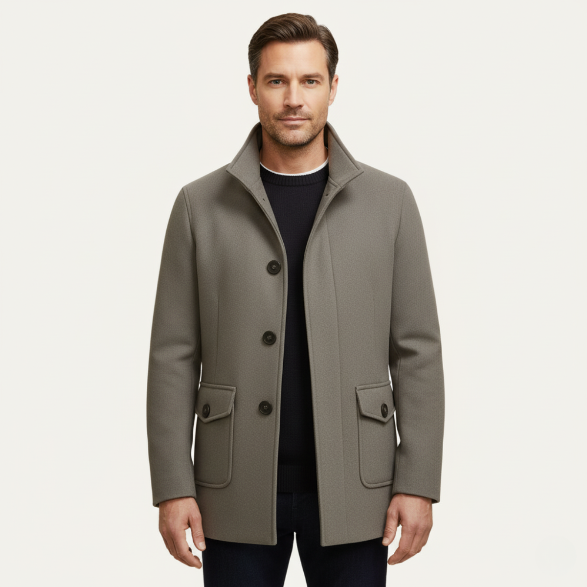 The Rome - Manteau en laine ajusté pour homme