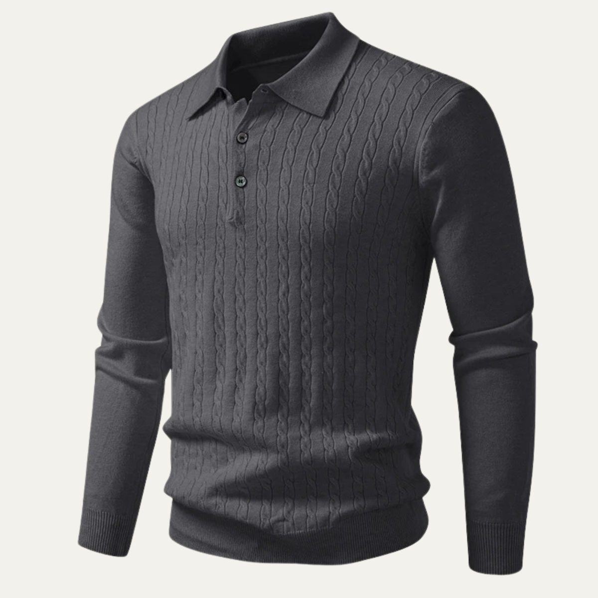 The Guildford - Polo boutonné en tricot pour homme