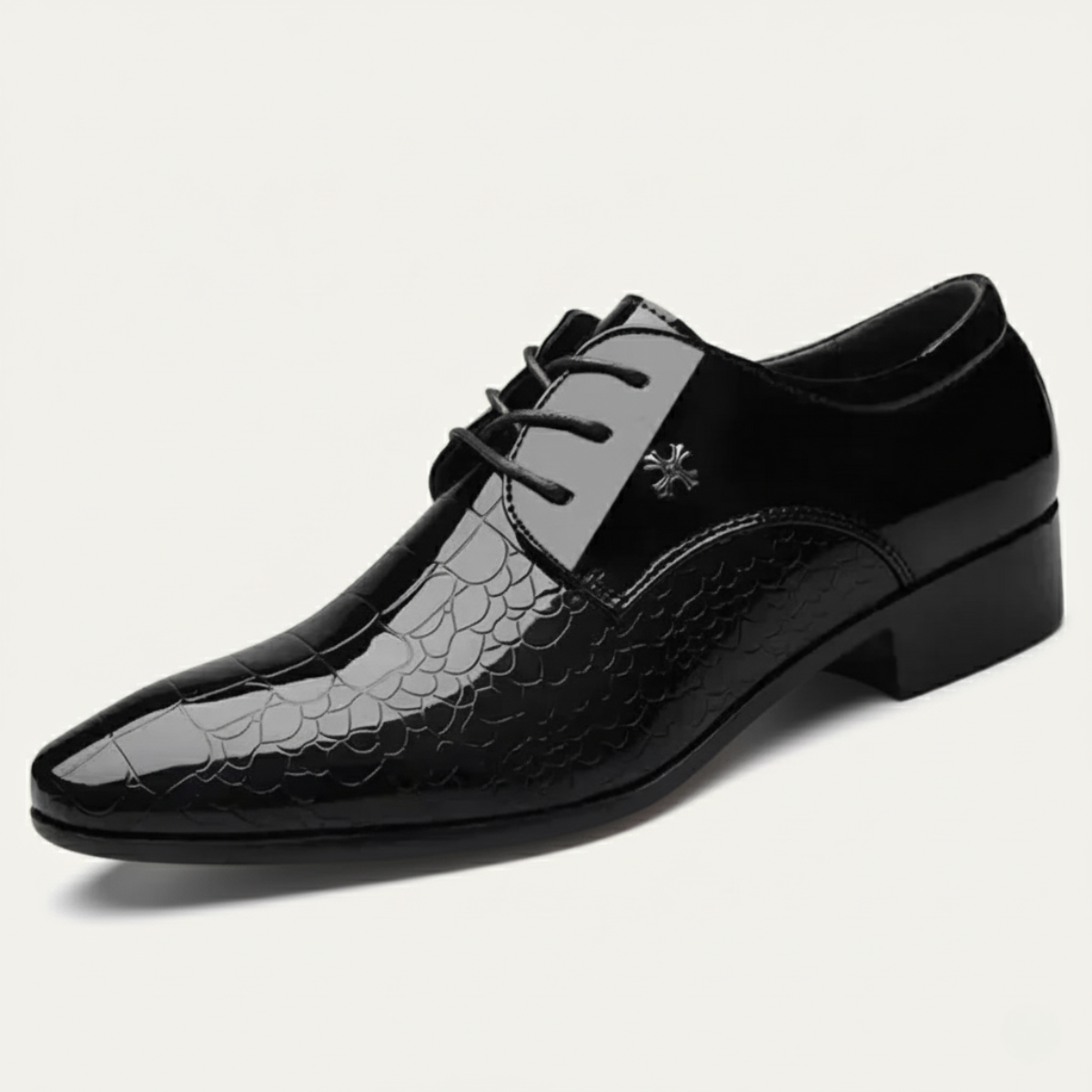 The Bardolino - Chaussures habillées pour homme en cuir verni brillant à bout pointu