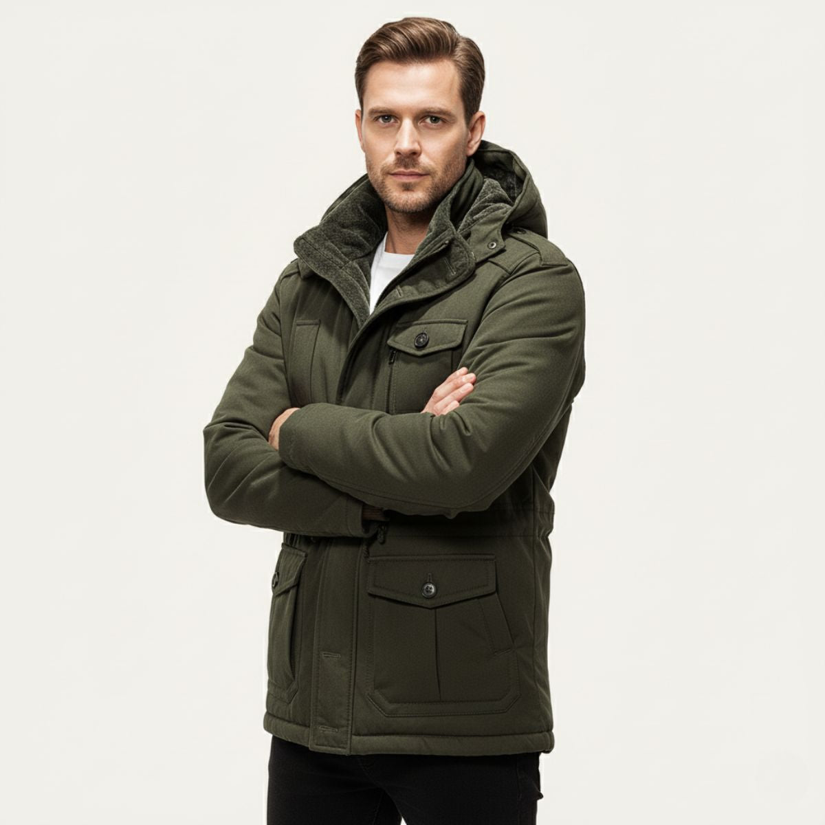 The Bellmere - veste parka à capuche isolée pour hommes