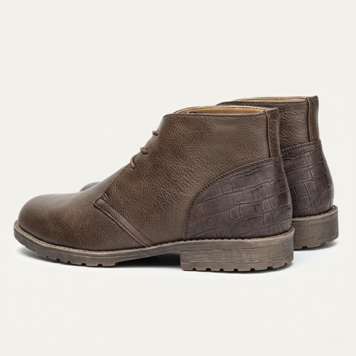 The Salisbury Bottines en cuir pour hommes, style rétro classique