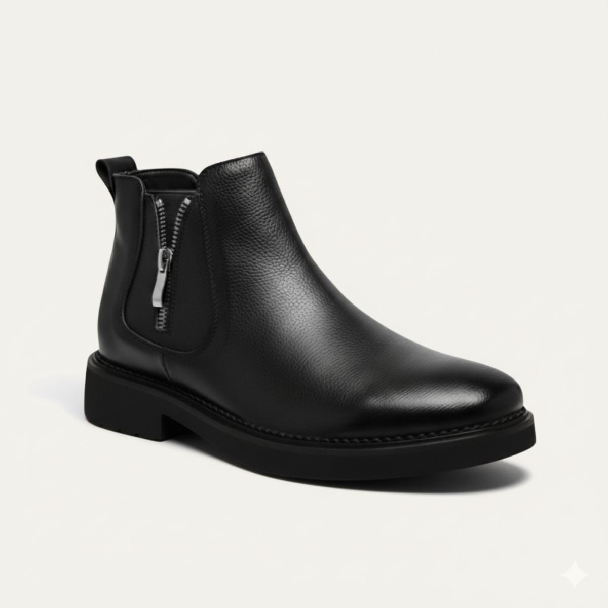 The Dulwich Bottines Classiques en Cuir pour Homme avec Fermeture Éclair Latérale