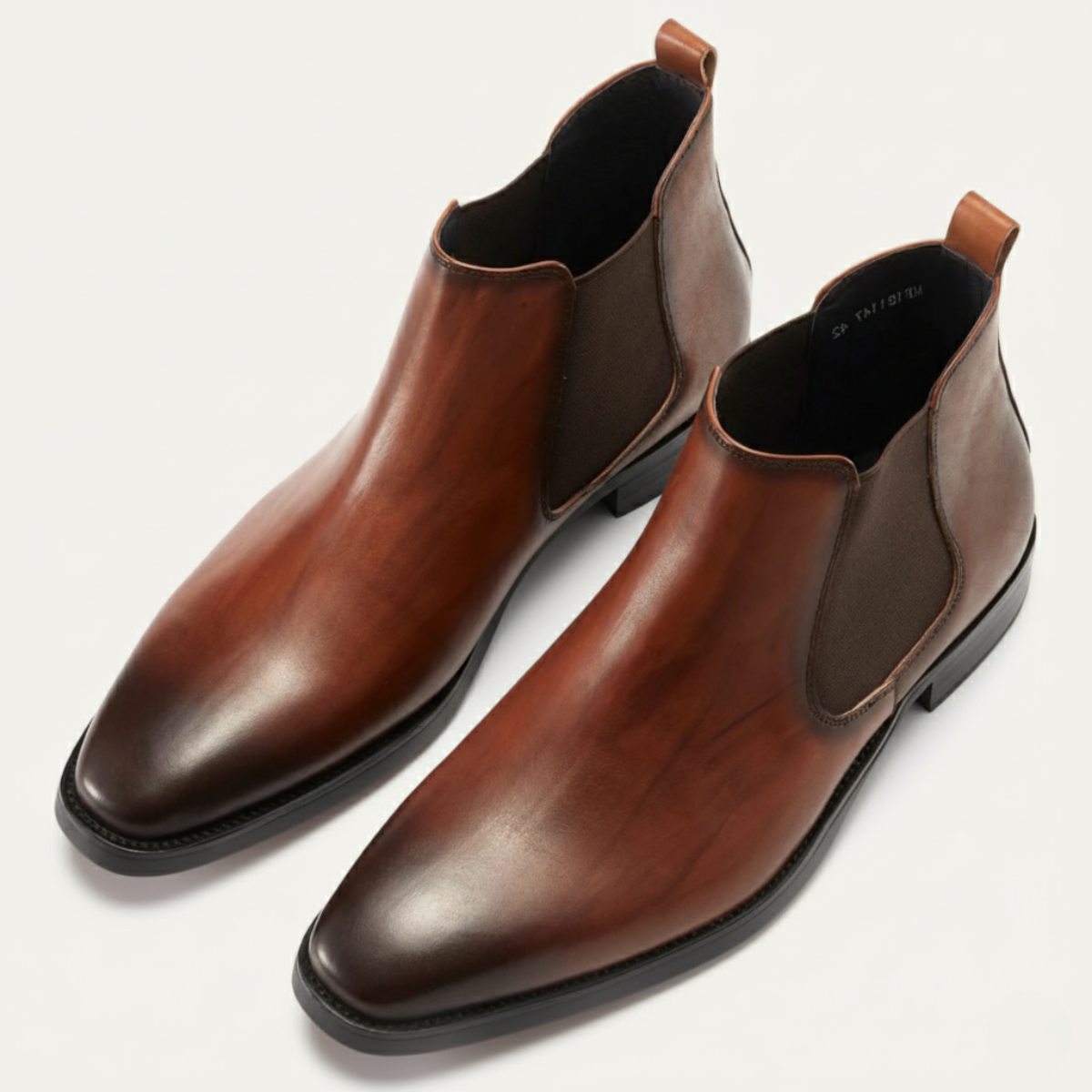 The Kirkwall Bottines Chelsea Élégantes en Cuir Poli pour Homme