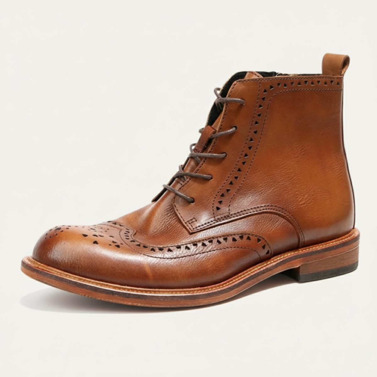 The St Davids - Bottes Casual en Cuir Retro pour Hommes