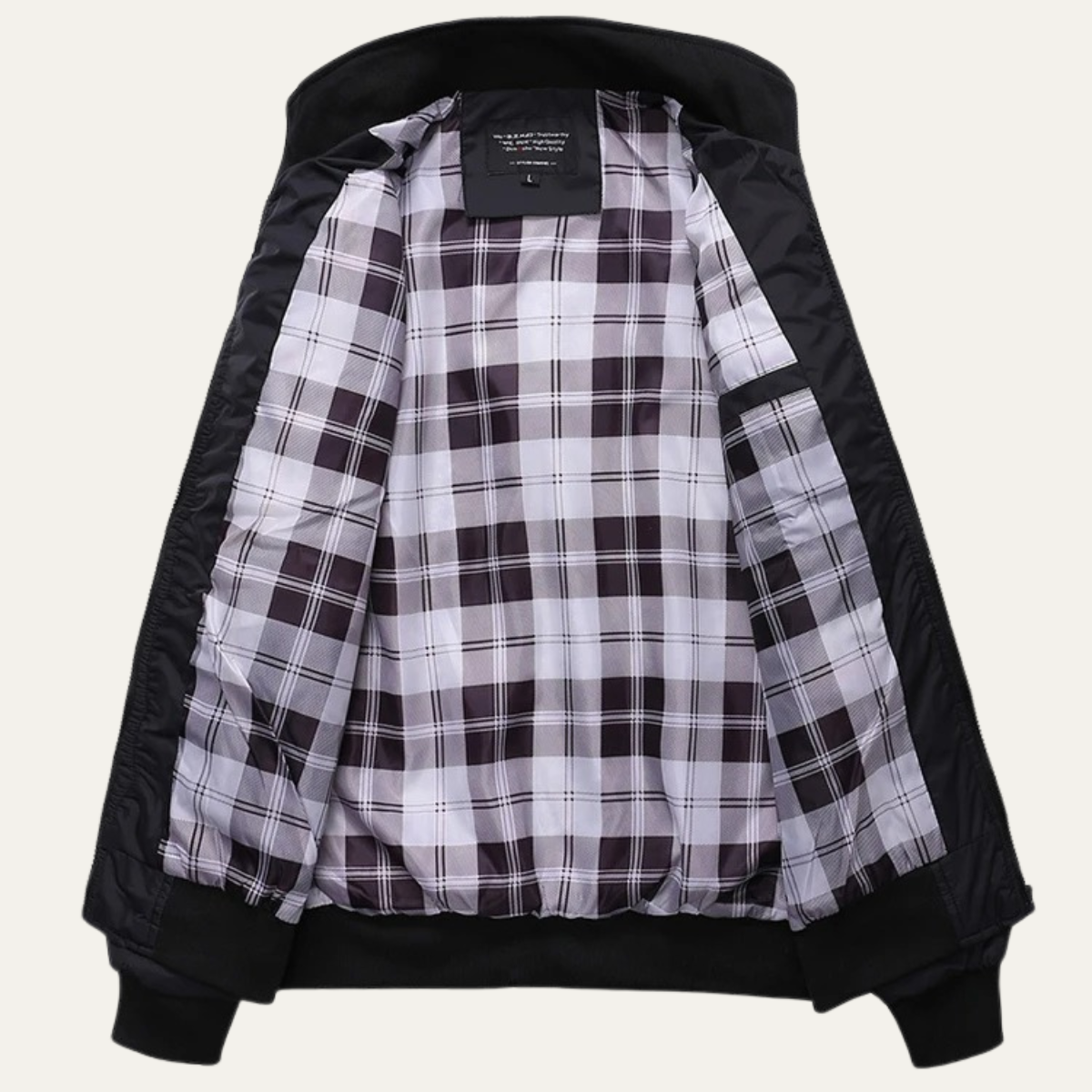 The Firenze Veste bombardier légère à col montant pour homme