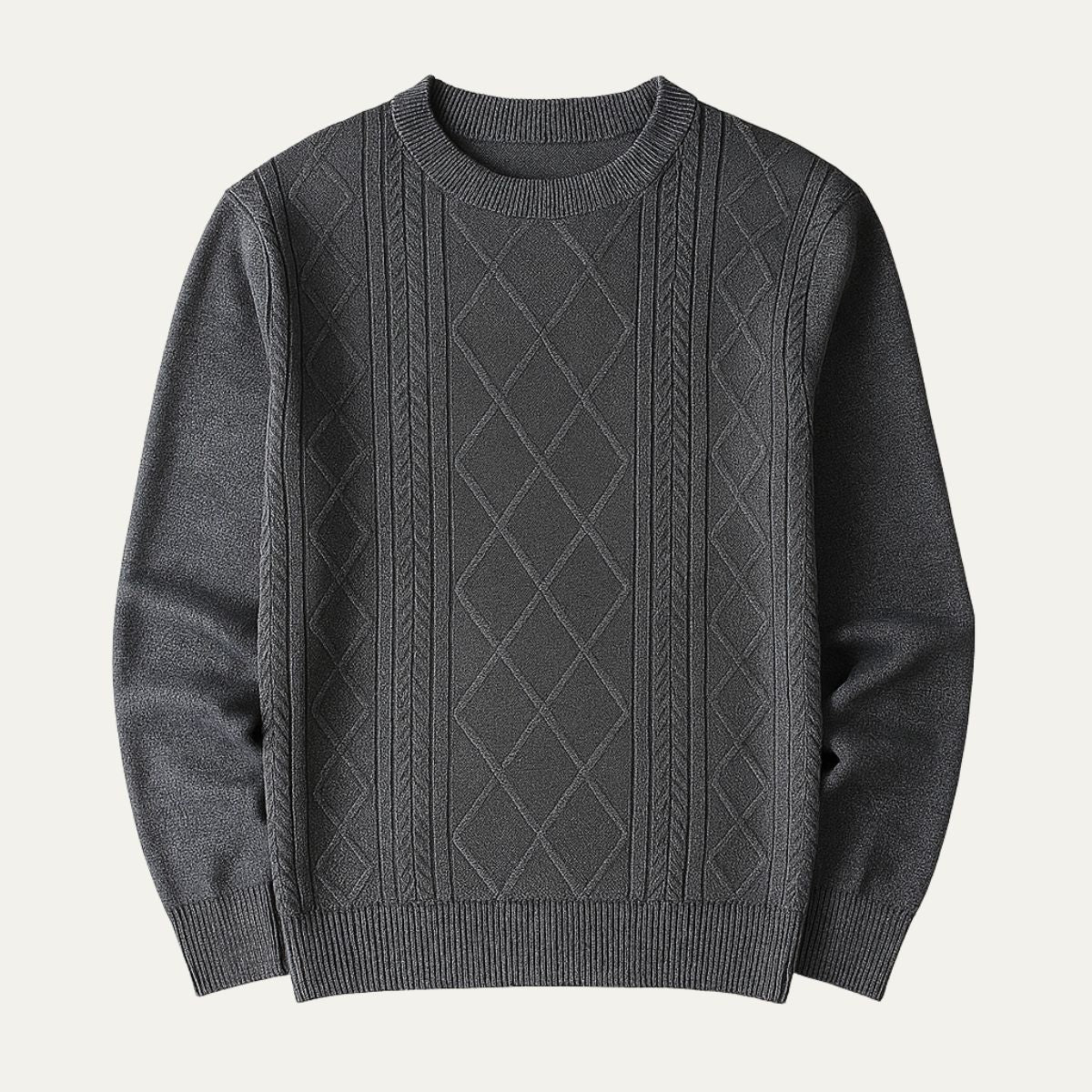 The Remington – Pull torsadé en maille premium pour homme élégant et chaud