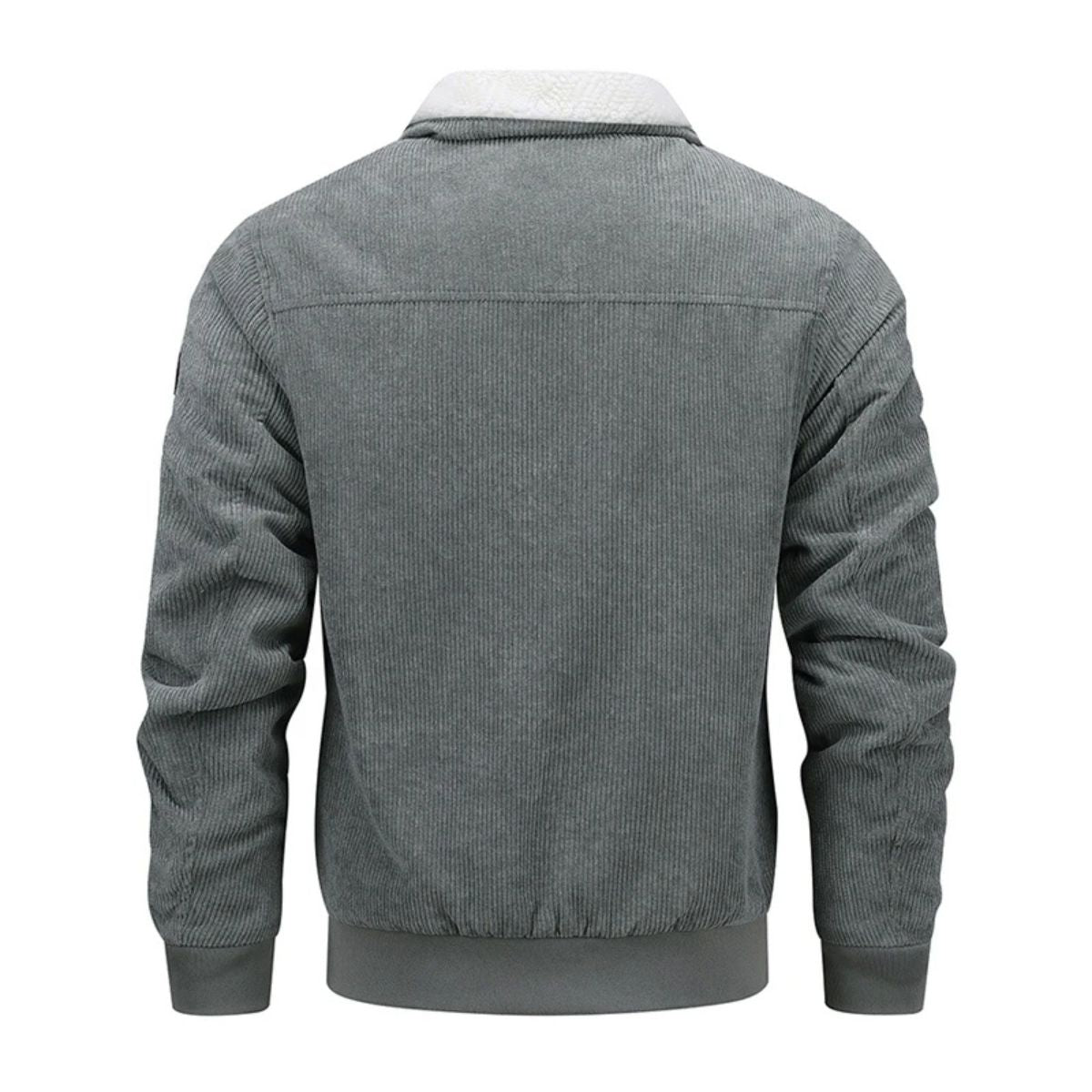 The Tallinn - Veste en velours côtelé doublée polaire vintage pour homme