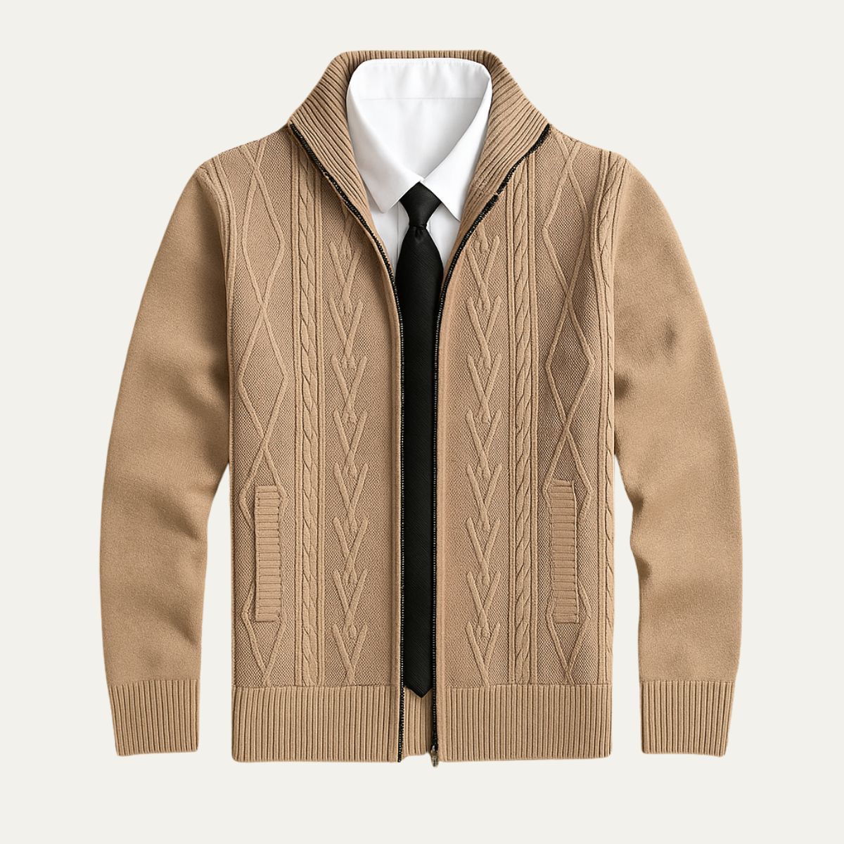 The Sandhurst - Cardigan classique pour homme