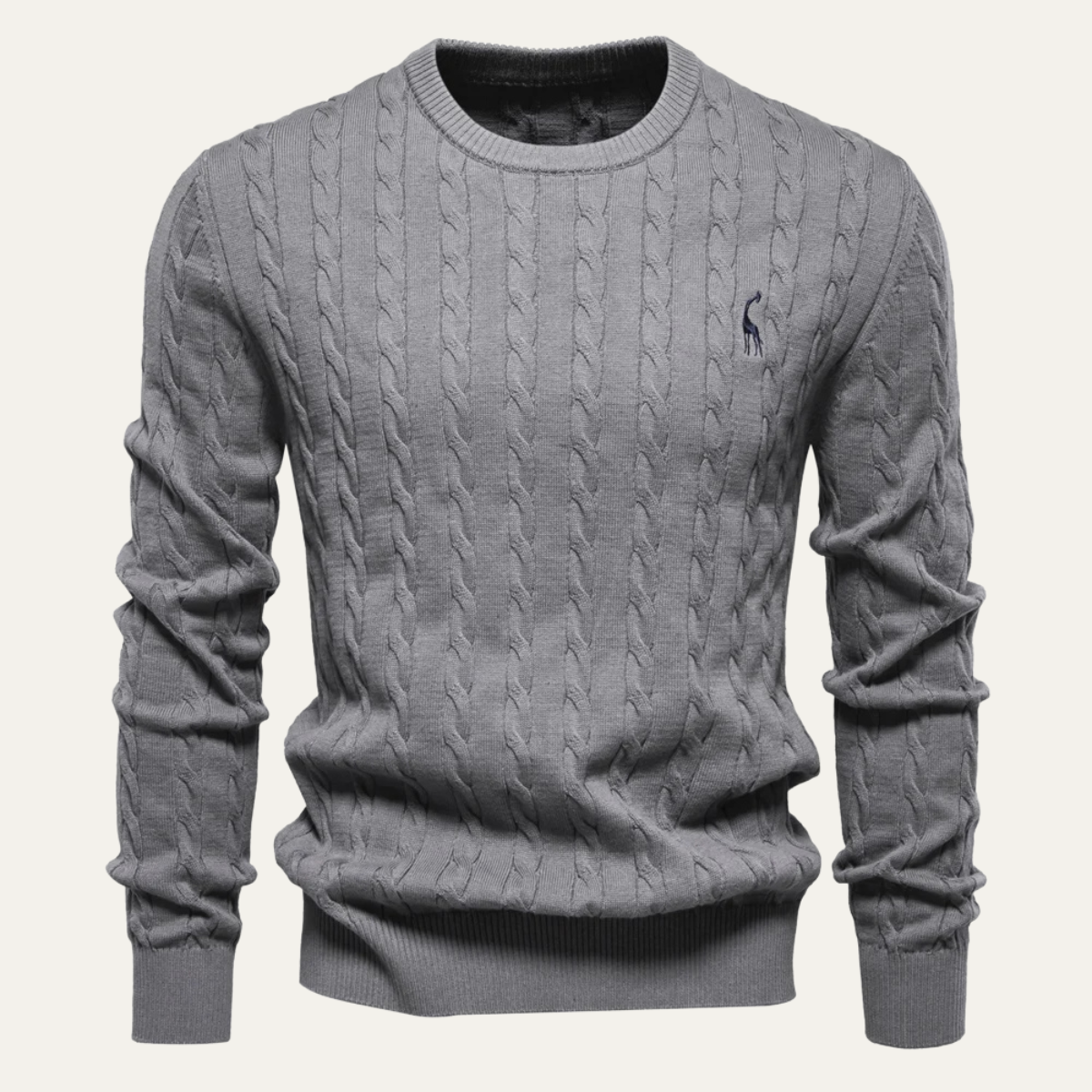 The Carmarthenshire – Pull homme col rond style élégant
