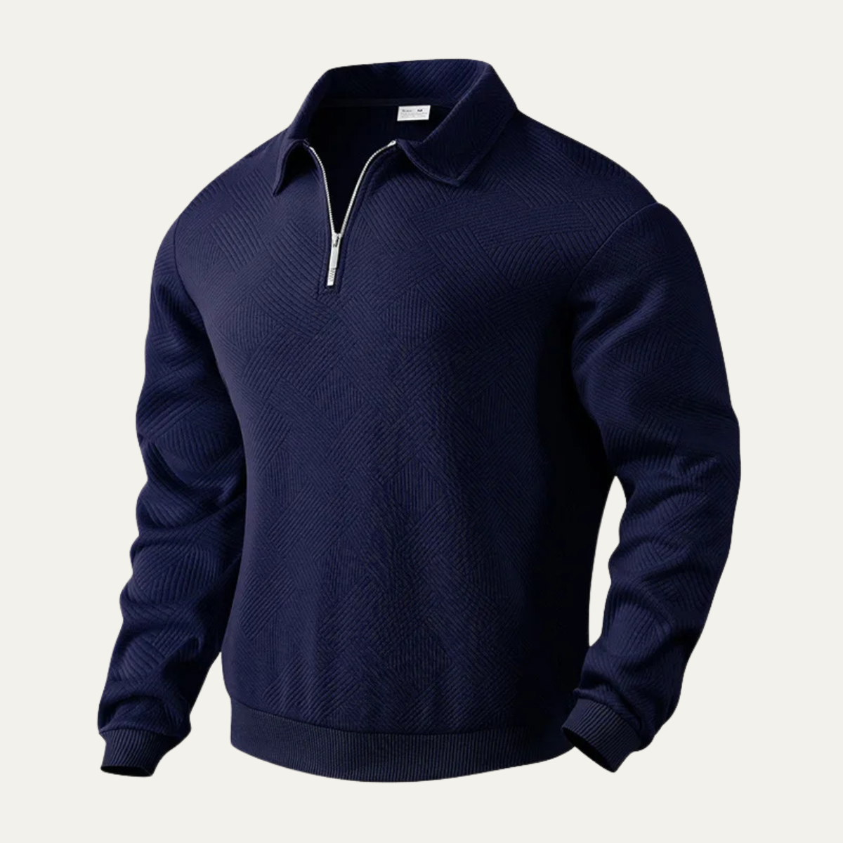 The Elgin - Pull Polo Zippé Décontracté pour Homme