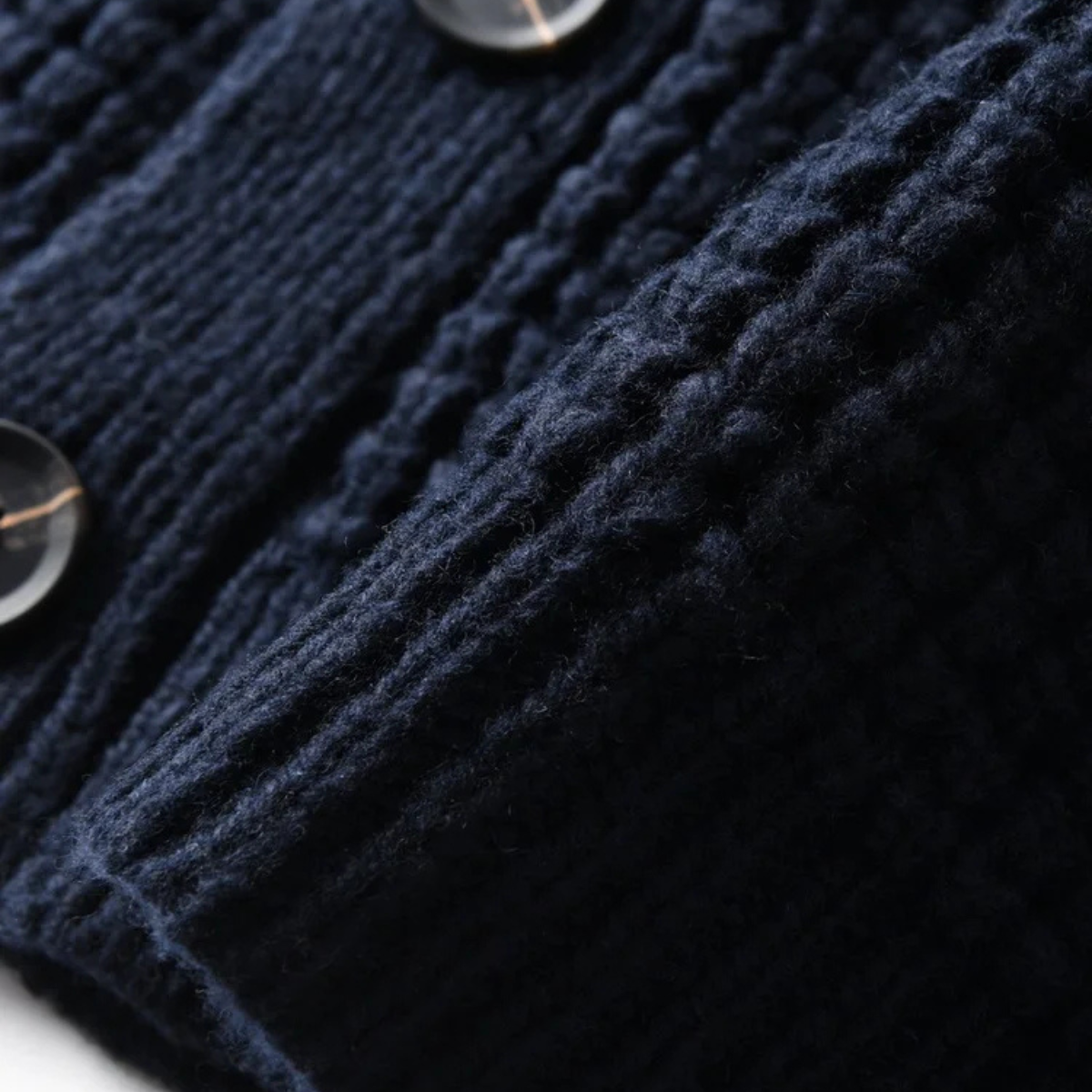 The Notting Hill - Le Cardigan Châle Vintage Épais pour Hommes