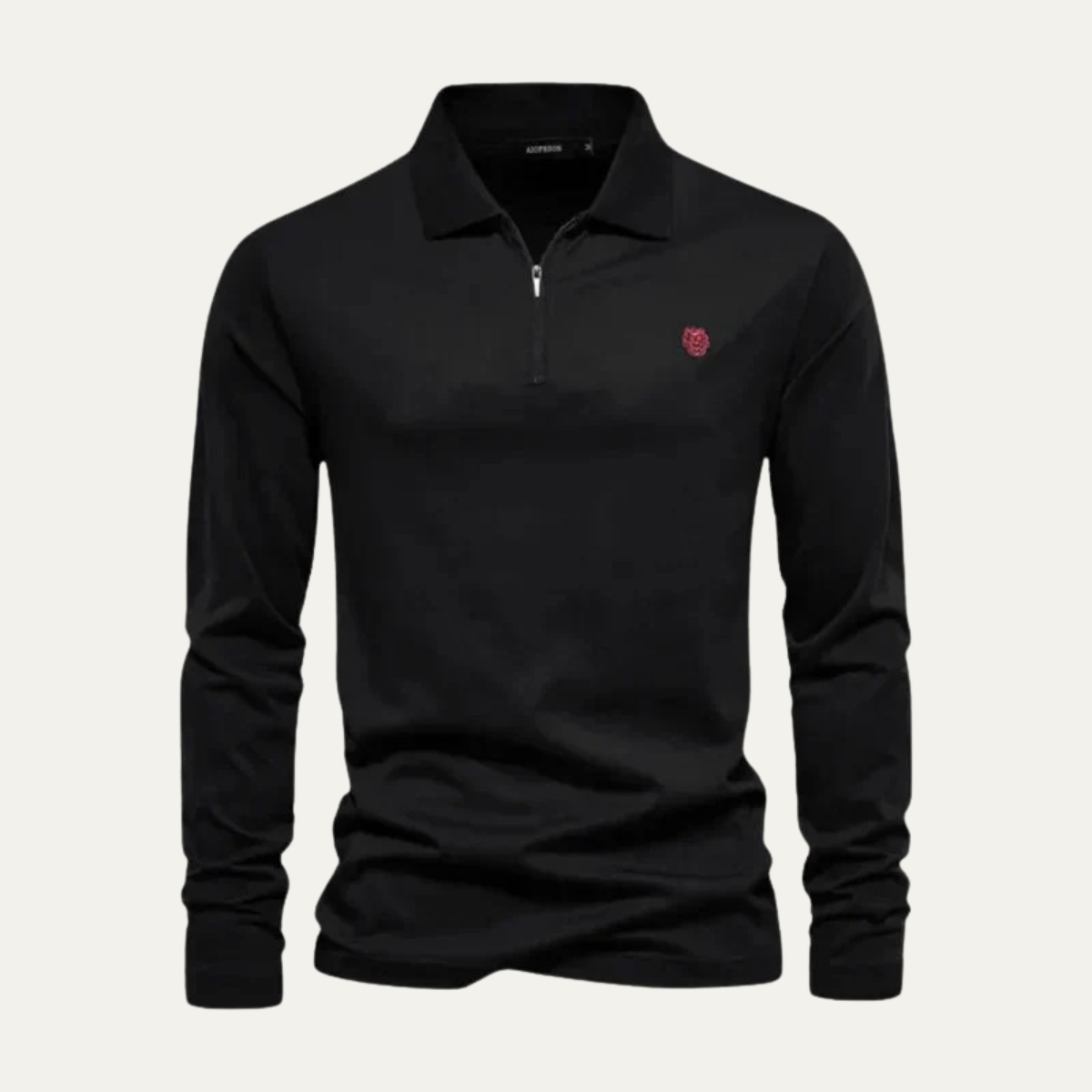 The Cardiff Polo en coton premium à manches longues pour homme