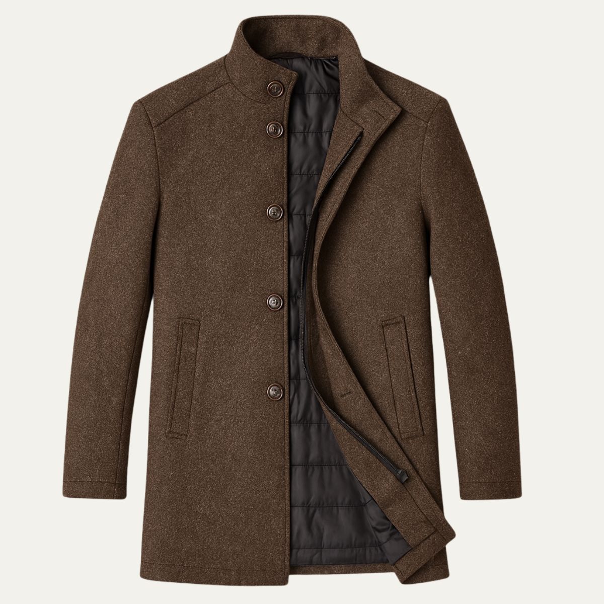 The Vienna - Manteau d'hiver classique en laine pour homme