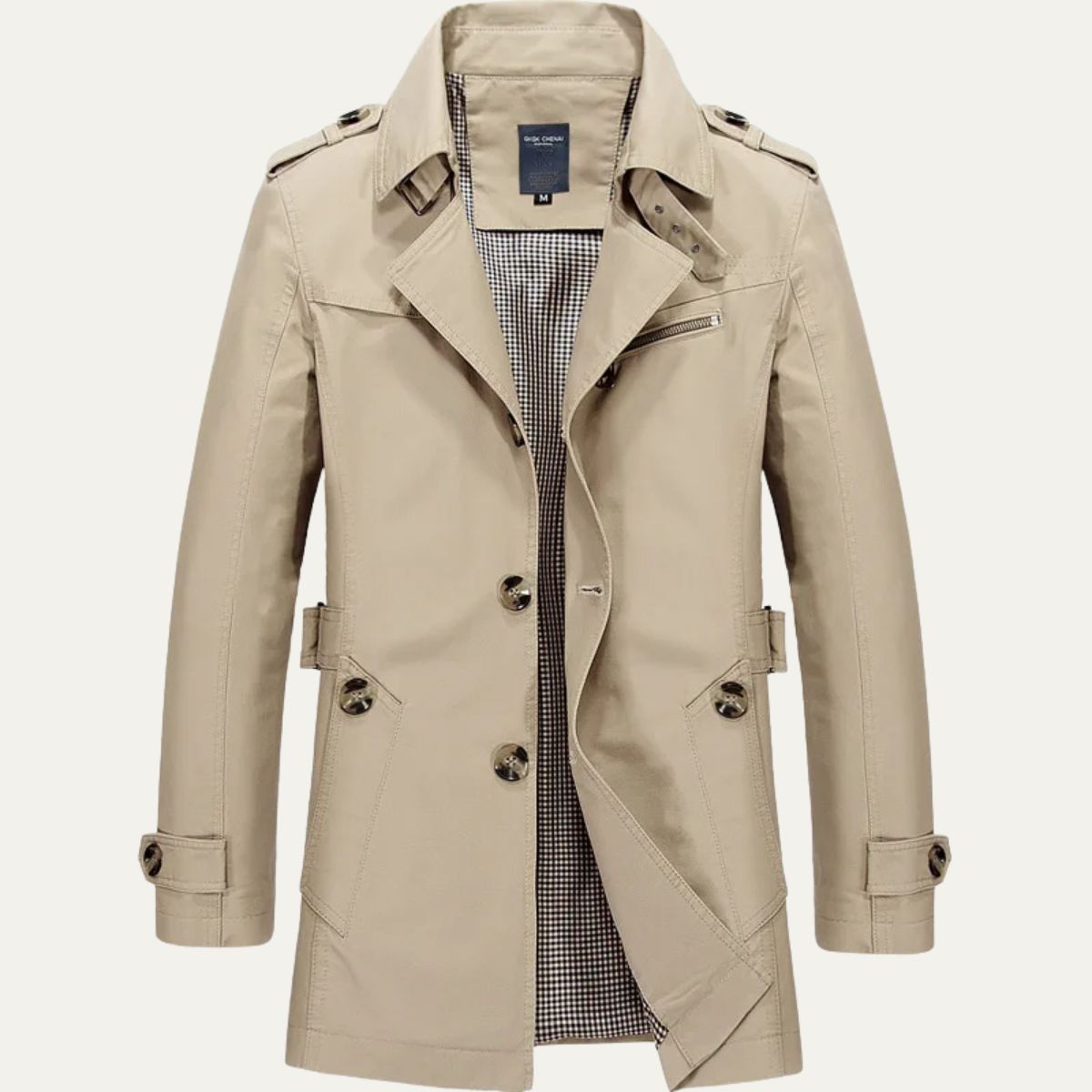 The Mauroicardi - Trench-coat élégant et stylé pour homme