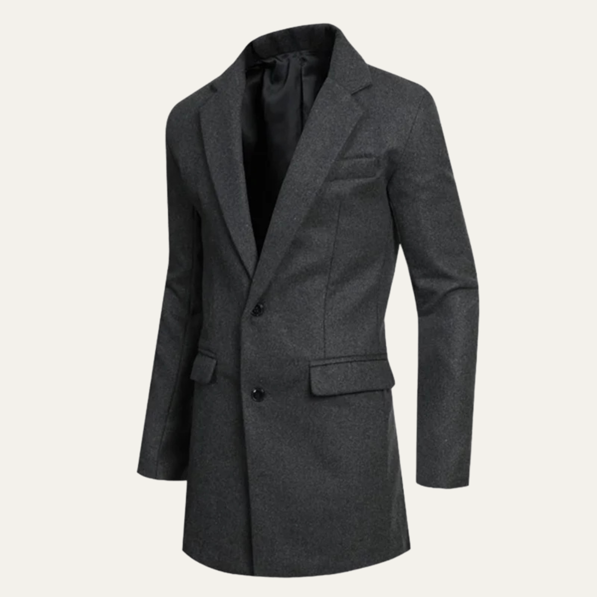 The Orkney - Manteau d'Hiver en Laine Mélangée Smart Casual pour Hommes