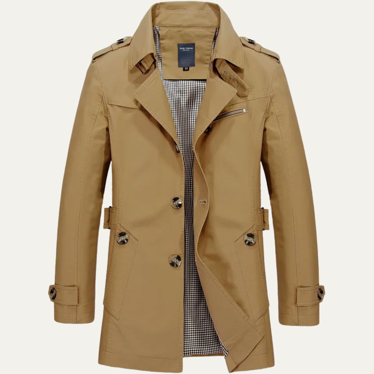 The Mauroicardi - Trench-coat élégant et stylé pour homme