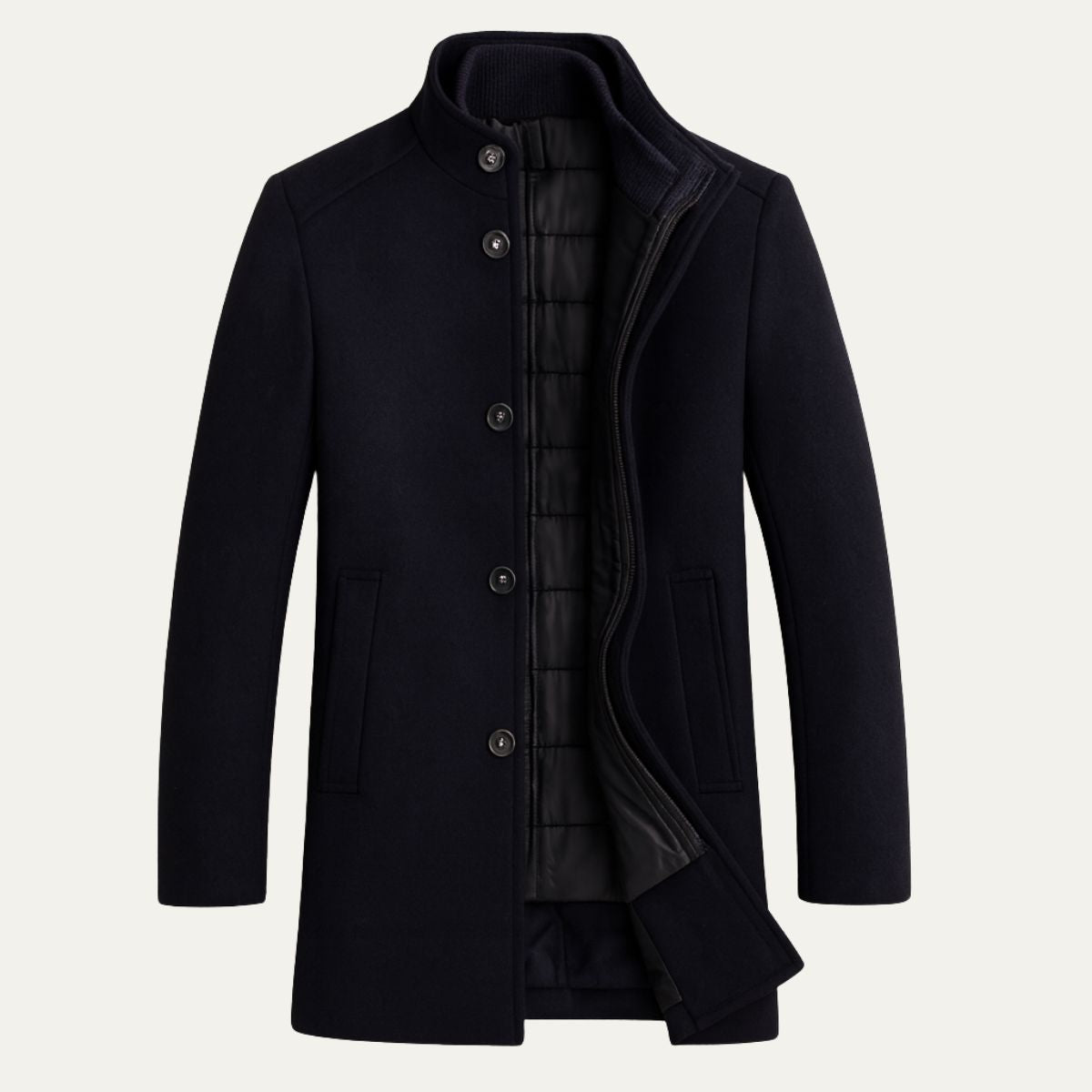 The Vienna - Manteau d'hiver classique en laine pour homme