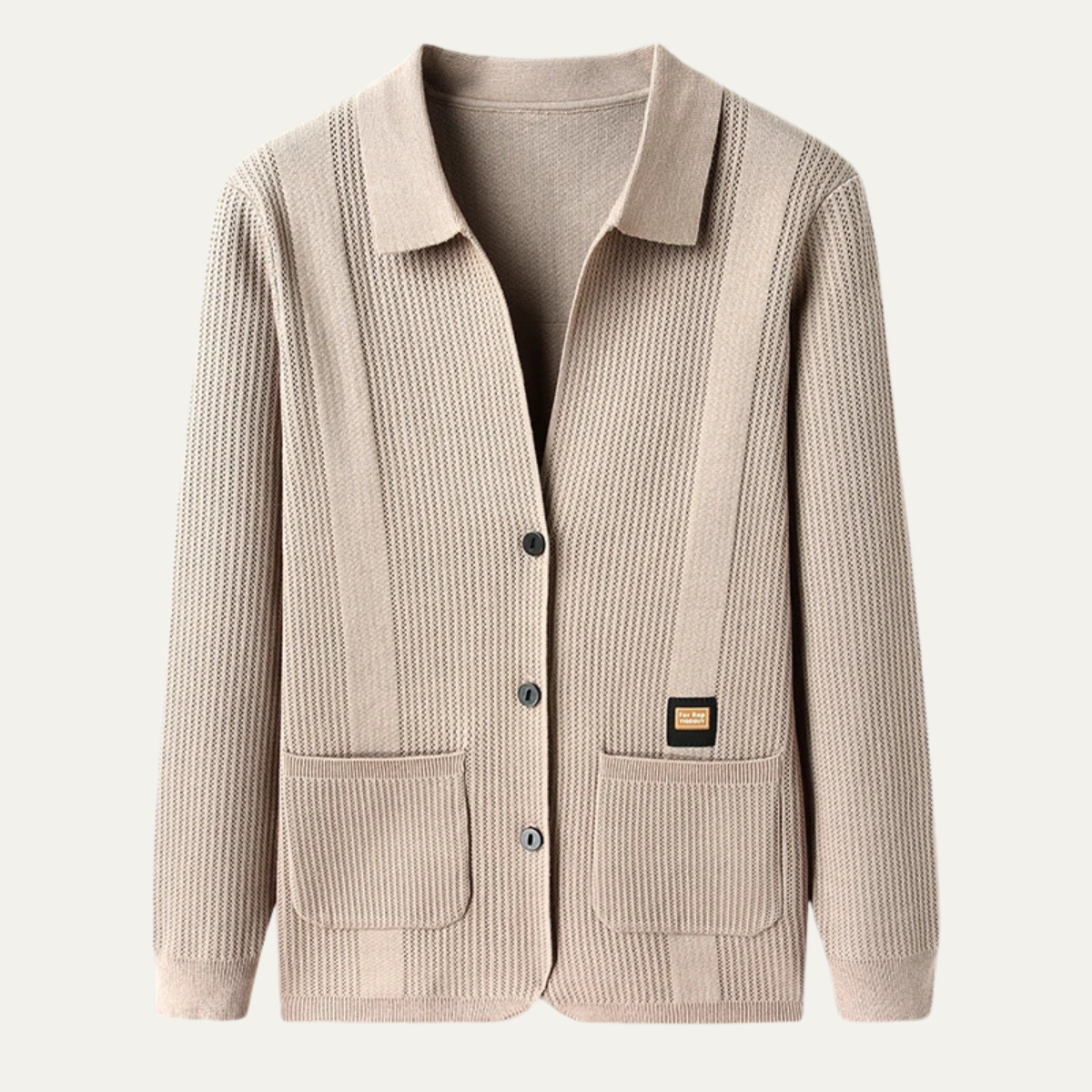 The Sydenham - Cardigan Tricoté Décontracté Respirant pour Hommes