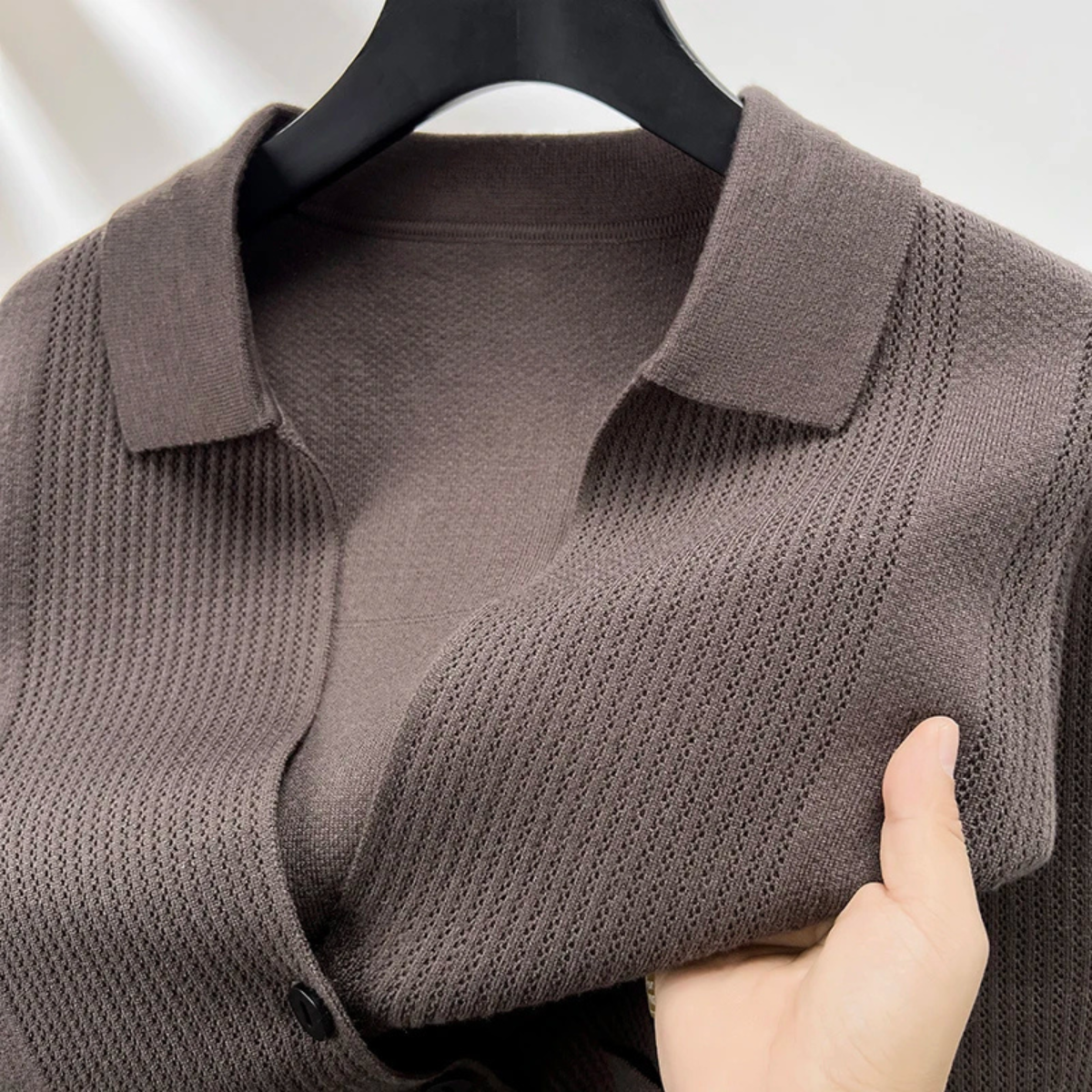 The Sydenham - Cardigan Tricoté Décontracté Respirant pour Hommes