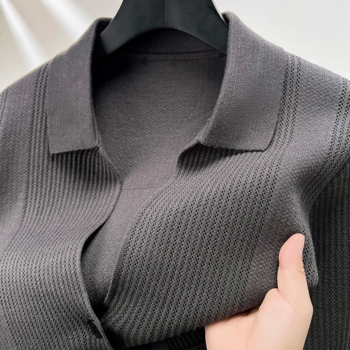 The Sydenham - Cardigan Tricoté Décontracté Respirant pour Hommes