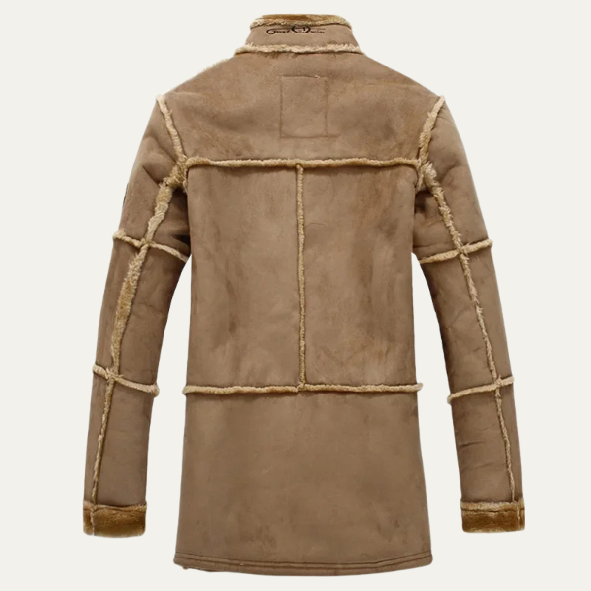 The Kingsley - Veste d'hiver en cuir de mouton et daim pour homme