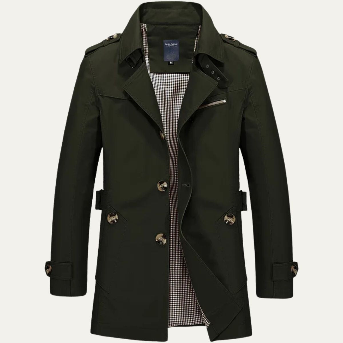 The Mauroicardi - Trench-coat élégant et stylé pour homme