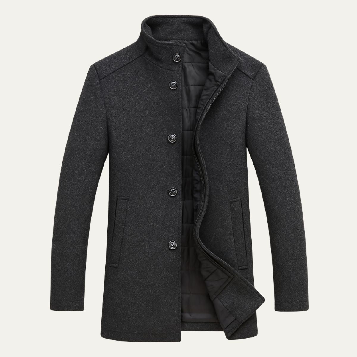The Vienna - Manteau d'hiver classique en laine pour homme