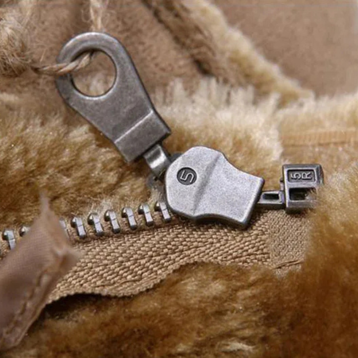 The Kingsley - Veste d'hiver en cuir de mouton et daim pour homme