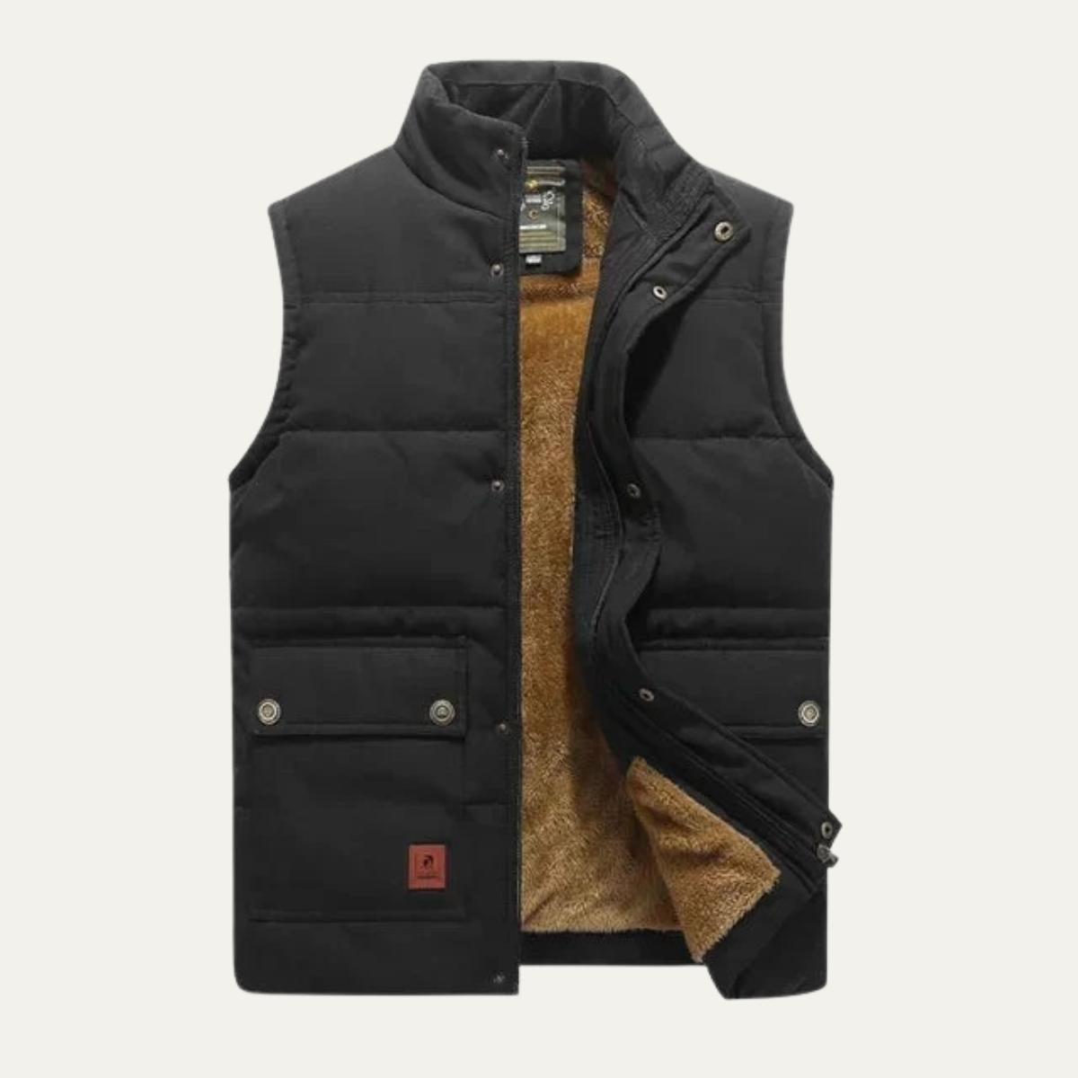 The Aspen – Gilet Doudoune Homme Sans Manches Doublé Sherpa Imperméable