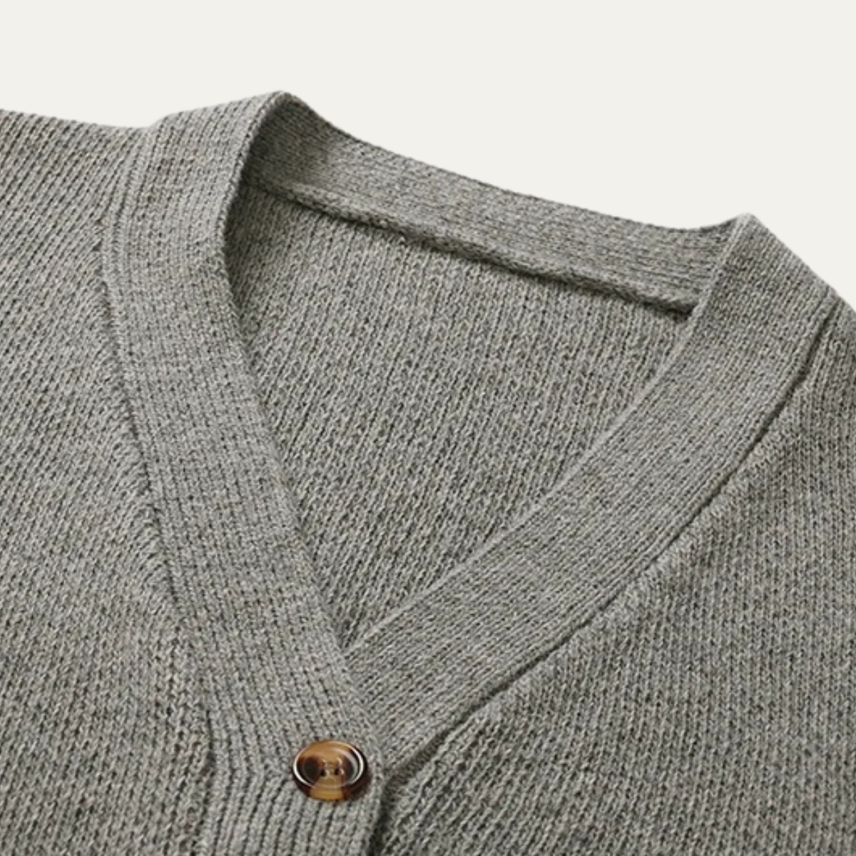 The Greenwich - Le Cardigan Tricoté V Col Boutonné Streetwear pour Homme