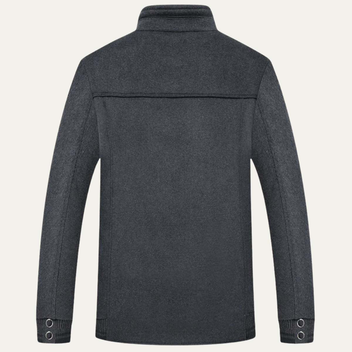 The Mayfair Veste zippée élégante en laine pour homme