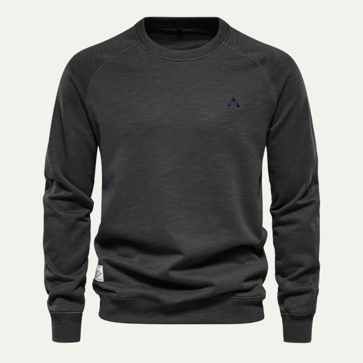 The Trento - Sweat-shirt classique à col rond en coton pour homme