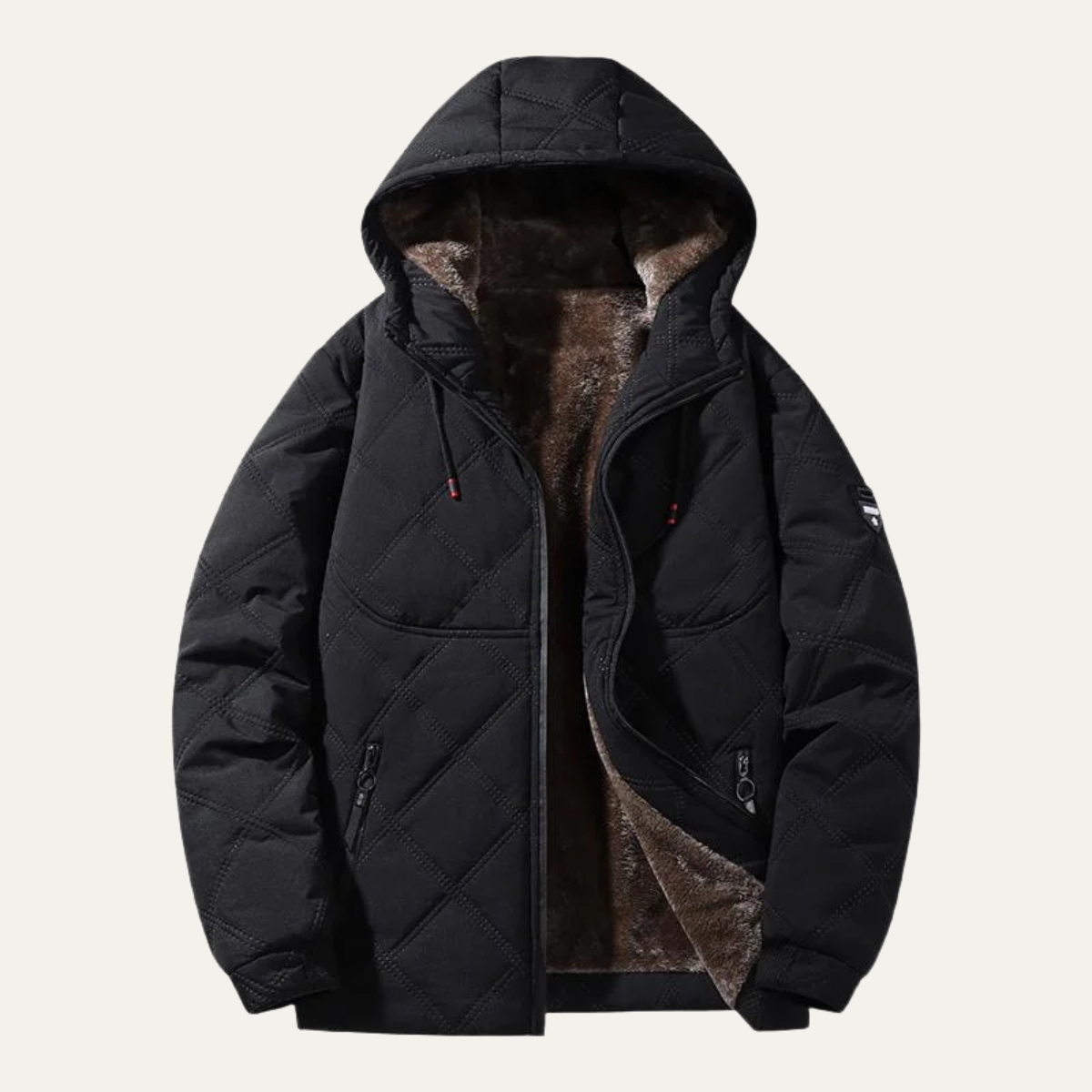 The Coatbridge - Veste matelassée d'hiver pour homme avec doublure en polaire
