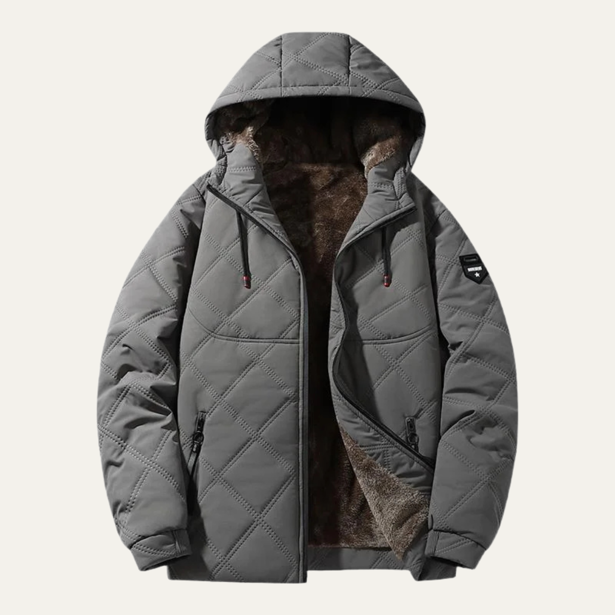 The Coatbridge - Veste matelassée d'hiver pour homme avec doublure en polaire