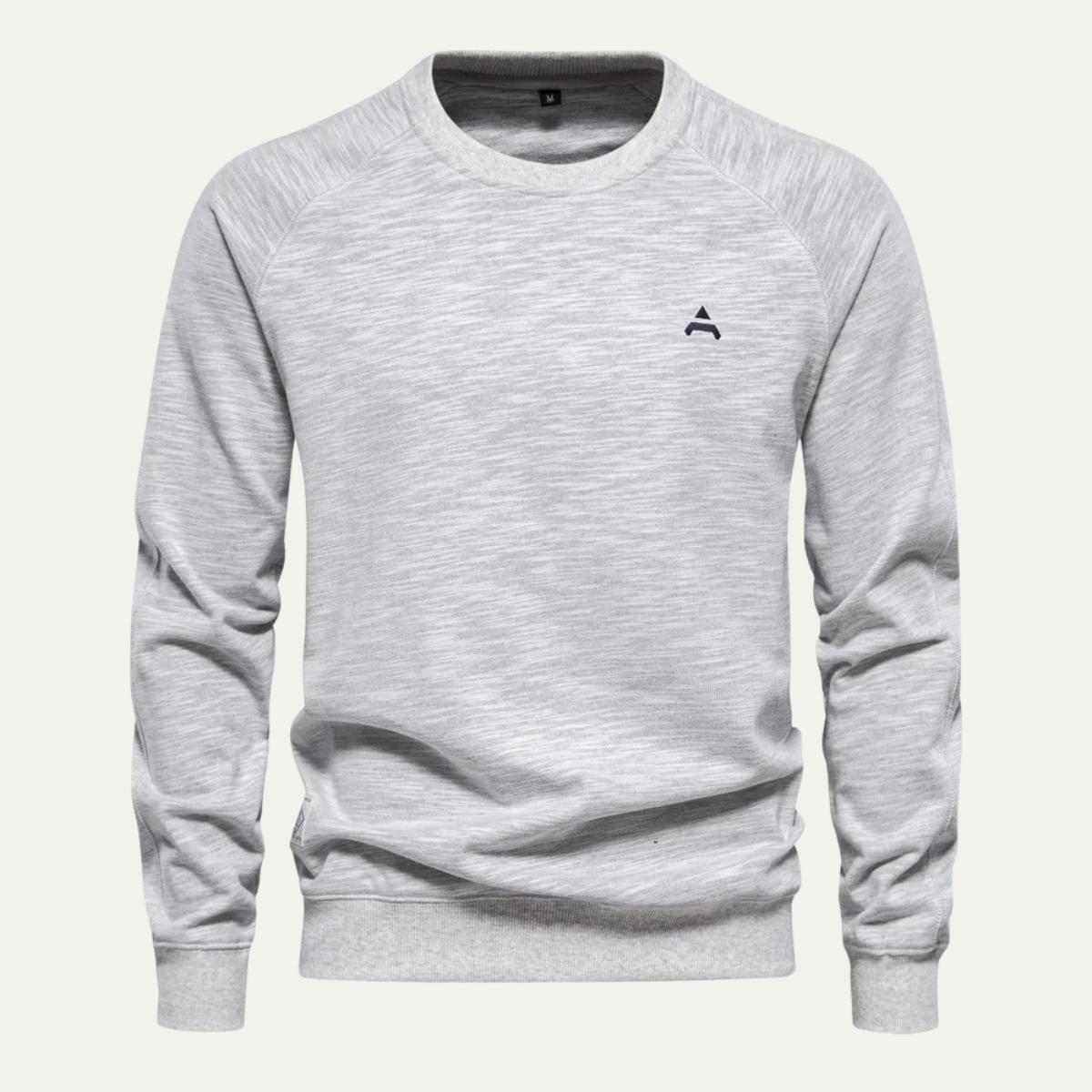 The Trento - Sweat-shirt classique à col rond en coton pour homme