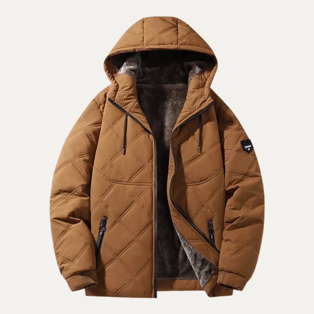The Coatbridge - Veste matelassée d'hiver pour homme avec doublure en polaire