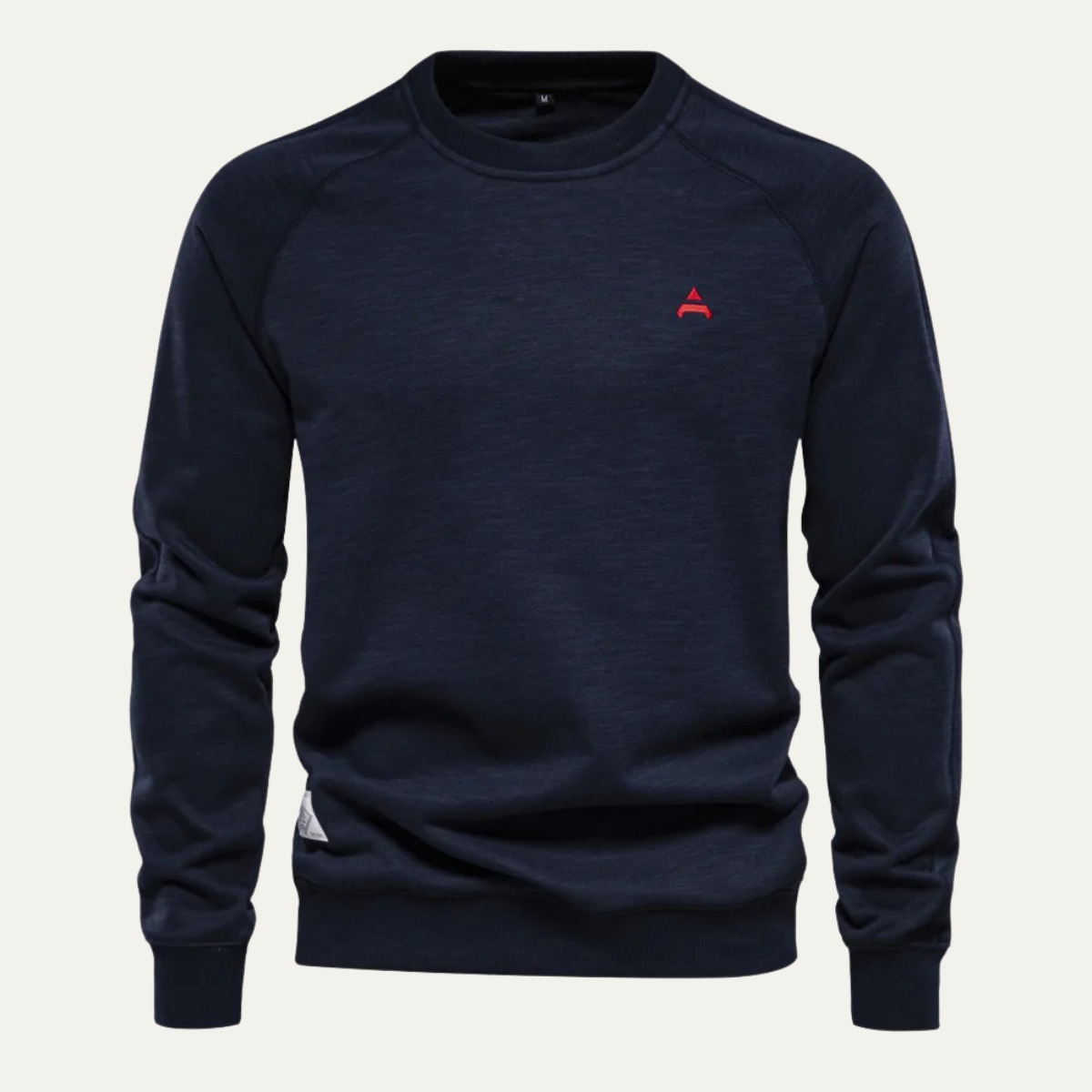 The Trento - Sweat-shirt classique à col rond en coton pour homme