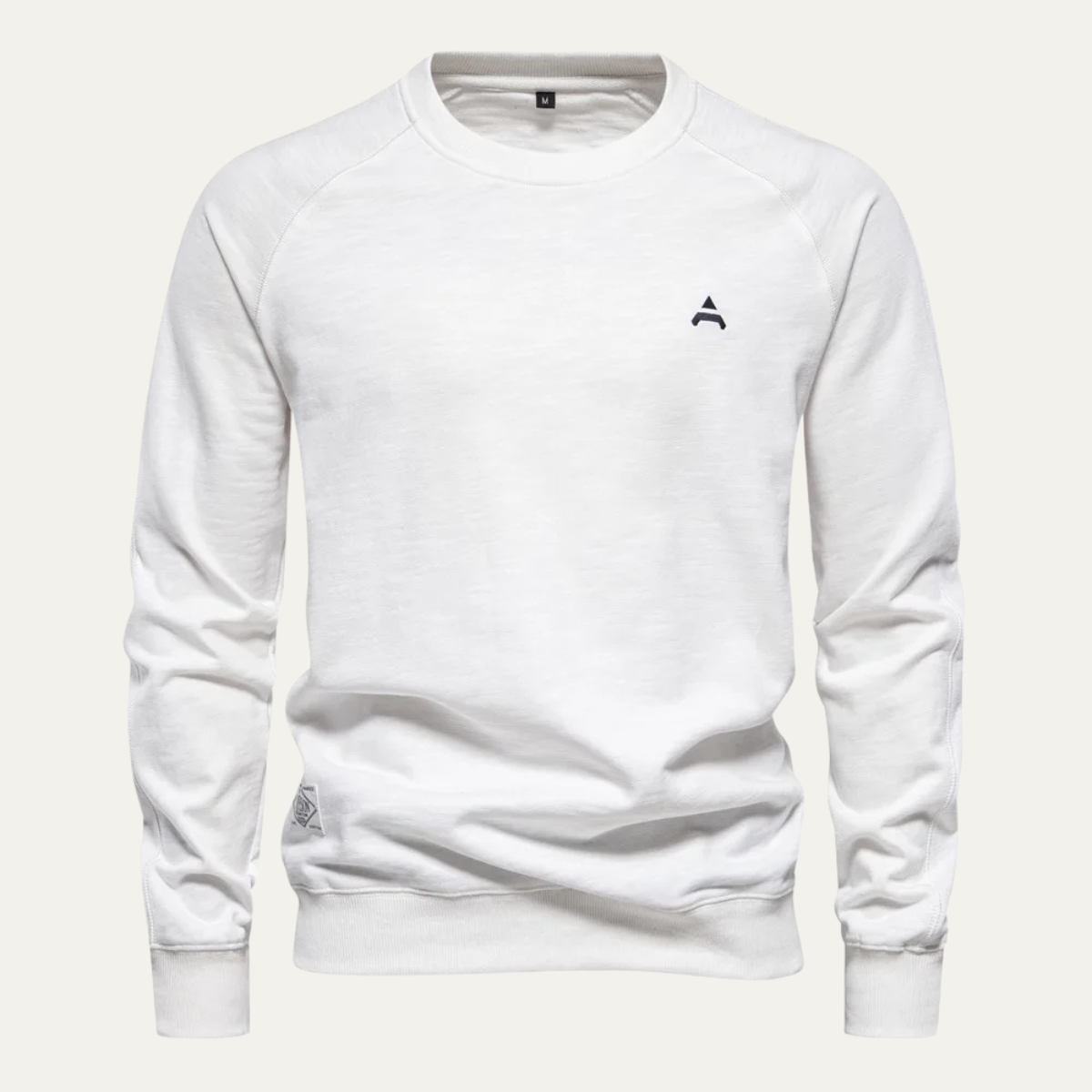 The Trento - Sweat-shirt classique à col rond en coton pour homme