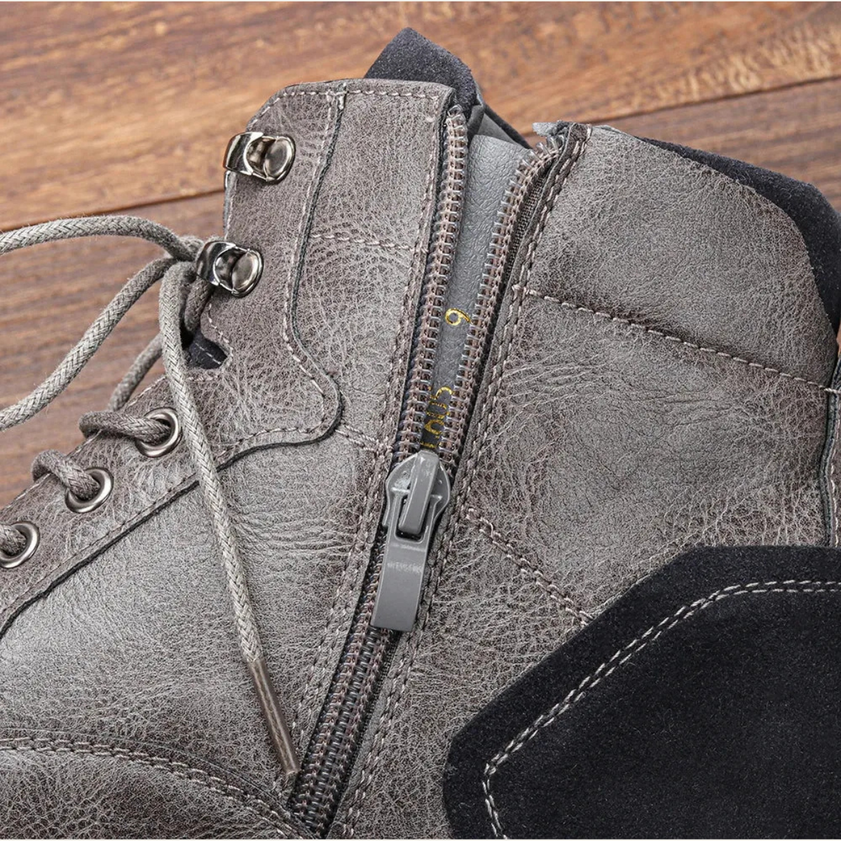 The Manchester Bottines vintage en cuir pour homme