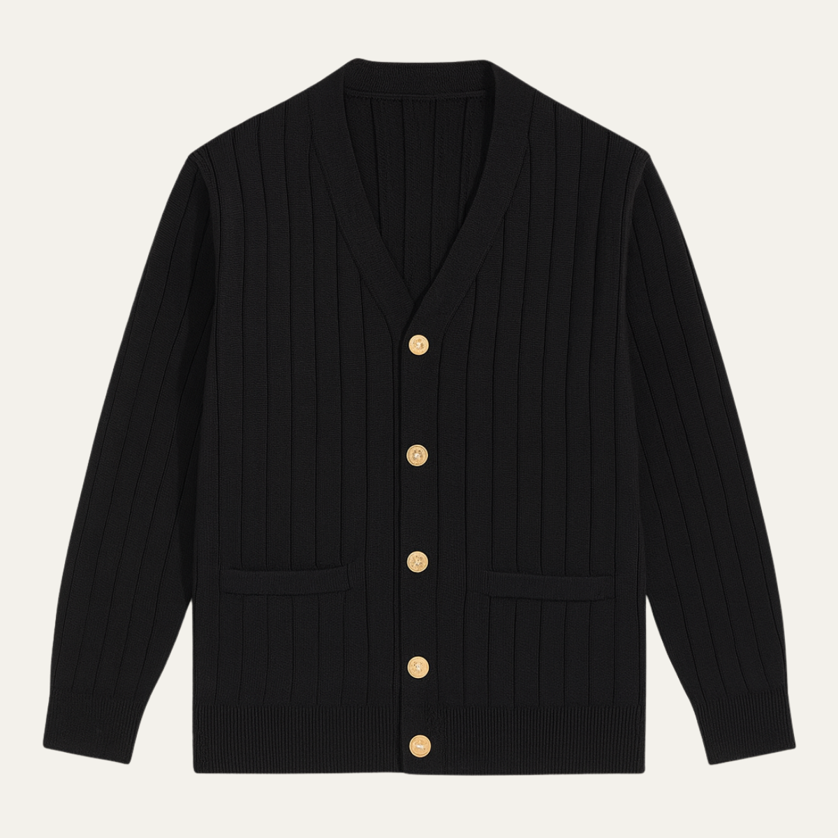 The Newport - Cardigan ajusté en maille pour homme