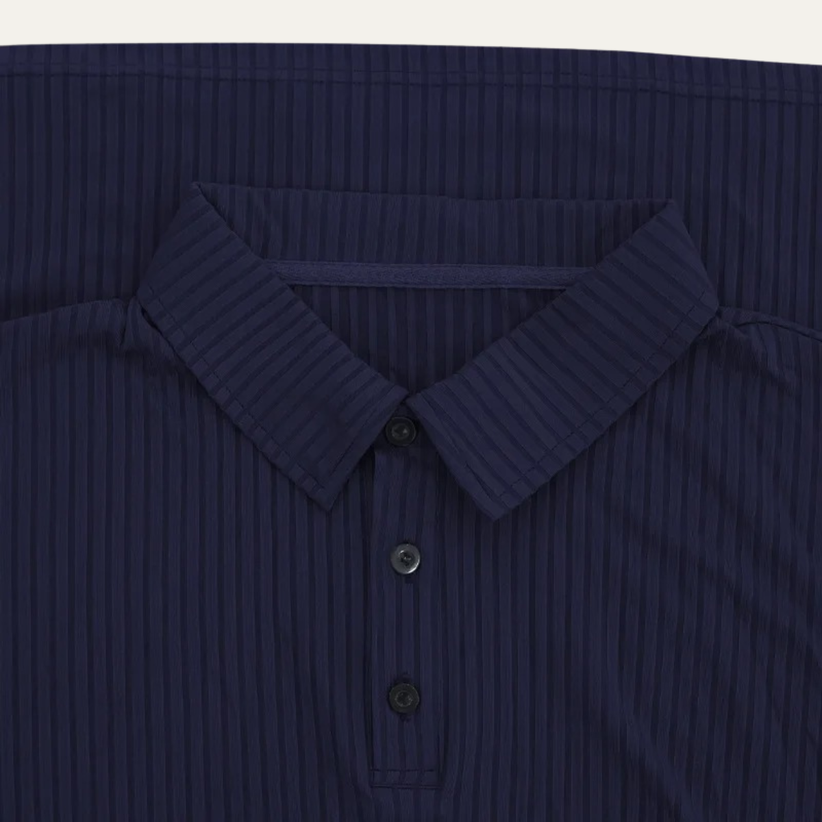 The Sorrento – Polo homme en maille côtelée à col boutonné