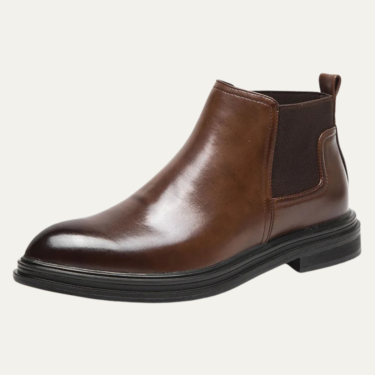 The Lezzeno - Bottes Chelsea Classiques en Cuir pour Hommes