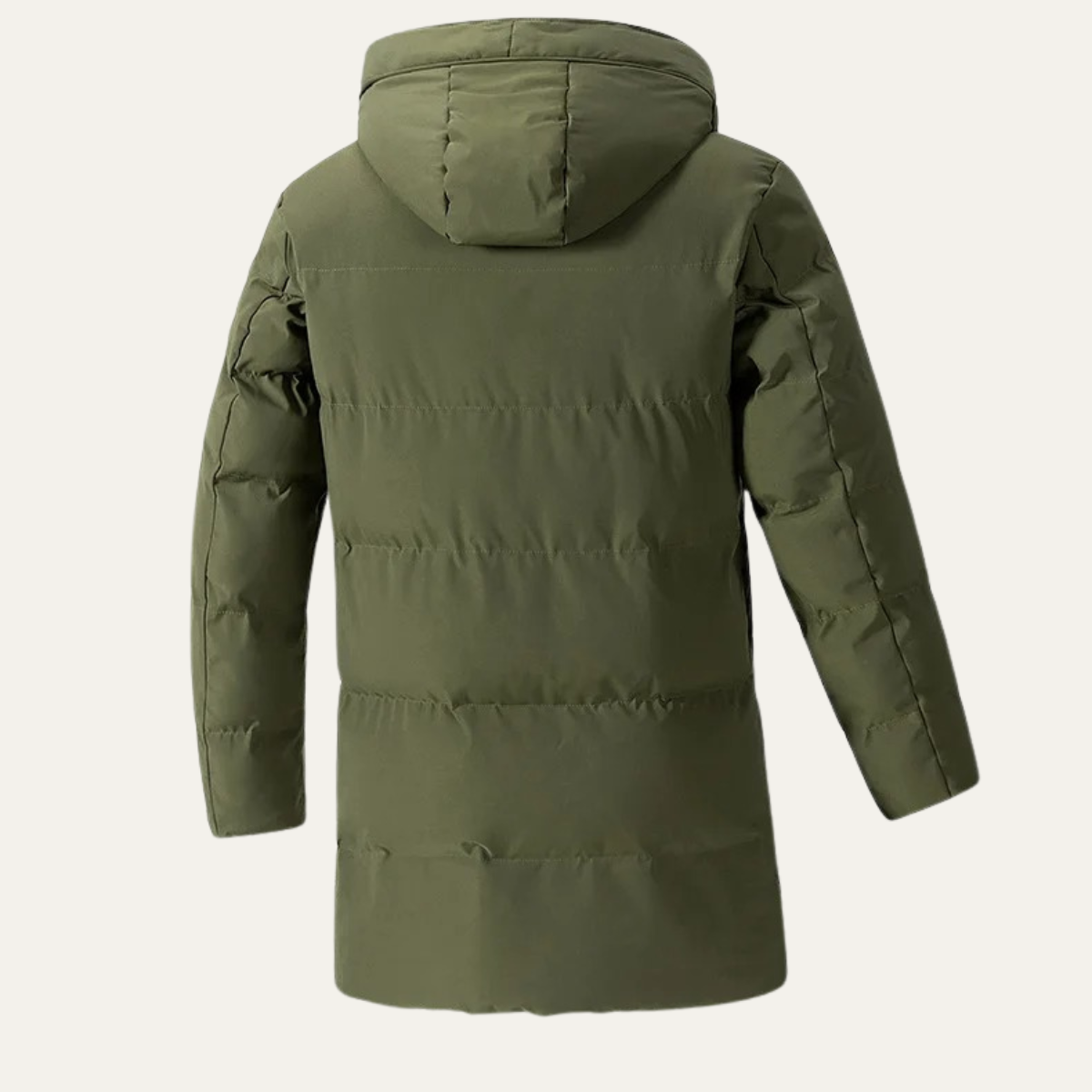 The Fulham Veste matelassée longue d’hiver à capuche pour homme