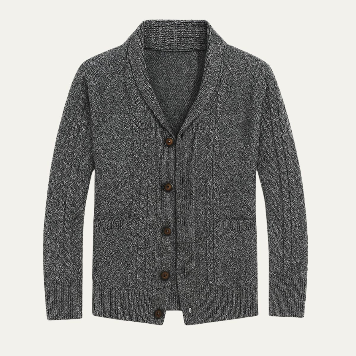 The Winchester - Cardigan 100% Cachemire pour Hommes