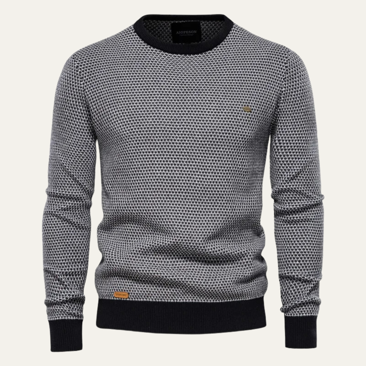 The Anglesey - Pull en maille à col rond décontracté pour homme